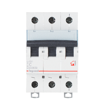 Выключатель автоматический трехполюсный 20А C TX3 6кА