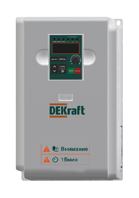 Преобразователь частоты DEKV060-5.5кВт 3 фазы 380В с торм. Модулем