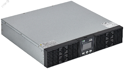 Источник бесперебойного питания Online Rackmount 3кВА/3кВт, однофазный с LCD дисплеем 96VDC без АКБ 2U с рег. з/у