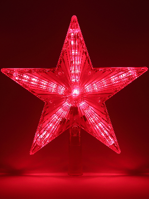 Светодиодная елочная верхушка Звезда, 31 LED, h21 см,длина провода 2,5 м., 220V, IP20 ENGEV-02 ЭРА