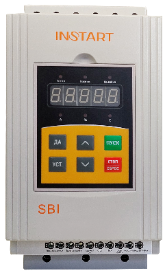 Устройство плавного пуска SBI-7.5/15-04 7.5кВт, 15А, 3Ф, 380В±15%, 50Гц/60Гц, IP20, со встроенным байпасом