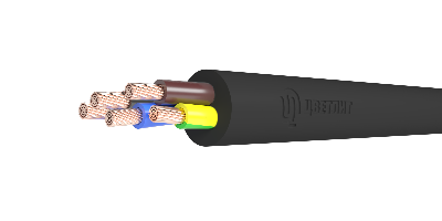 Кабель силовой КГТП-ХЛ 5х10(N.PE) 220/380-3 ТРТС