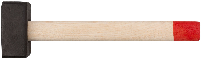 Кувалда кованая в сборе, деревянная ручка 2 кг