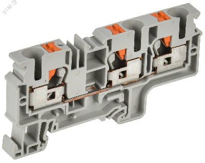 Колодка клеммная CP-MC 3 вывода 10мм2 серая IEK
