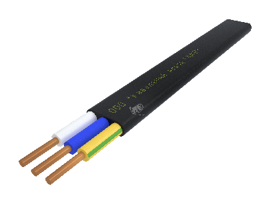Кабель силовой ППГ-П нг(А)-HF 3х1.5ок(N.PE)-0.66 однопроволочный черный (бухта)