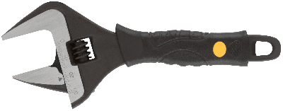 Ключ разводной ''Контур'', узкие губки, шкала, экстра увеличенный захват, ПВХ накладка на ручку 150 мм (34 мм)