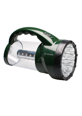 Фонарь-прожектор аккумуляторный KOCAP2008L-LED, 16 LED + 24 LED, аккум. 4V 2Ah, 190Lm, 350Lm, 15  часов, Космос