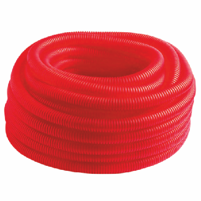 Труба гофрированная 40 диаметр красная бухта 30м