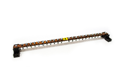 Шина заземляющая LC2/RS52, длина 676мм, 60хМ5, в  комплекте с креплениями