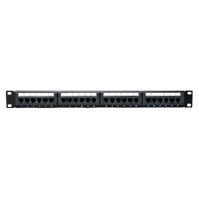 Патч-панель TERACOM PRO 19'' Cat.5E 1U неэкранированная UTP 24 порта RJ-45 Dual IDC