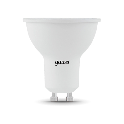 Лампа светодиодная LED 7 Вт 630 Лм 6500К холодная GU10 MR16 Black Gauss