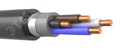 Кабель силовой ВБШвнг(А)-LS 4х16,0 ок (N)-0,66 ТРТС