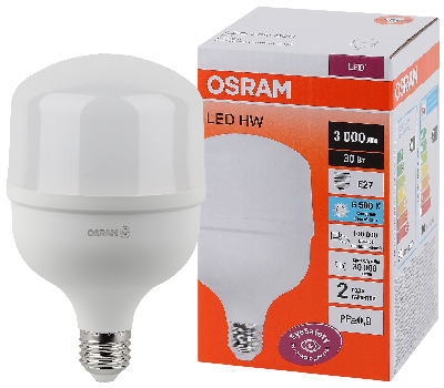 Лампа светодиодная LED HW 30Вт E27 (замена 300Вт) холодный белый OSRAM