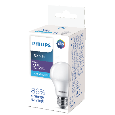 Лампа светодиодная LEDBulb LED 7Вт E27 6500K 230 A60 RCA EcoHome