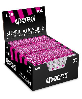 Элемент питания алкалиновый, LR 6(АА)ФАZА Super   Alkaline 4шт