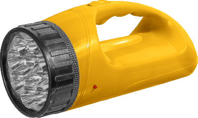 Фонарь светодиодный NPT-SP13-ACCU 12+18LED 90лм 50м аккумуляторный прожектор+кемпинг пластик 1.1Ач
