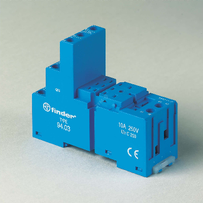 Розетка с винтовыми клеммами (с зажимной клетью) для реле 55.33, таймера 85.03, применяются модули 86.00, 99.02, в комплекте металлическая клипса 094.71, версия: синий цвет