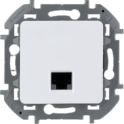 Информационная розетка RJ 45 категория 6 UTP INSPIRIA белый