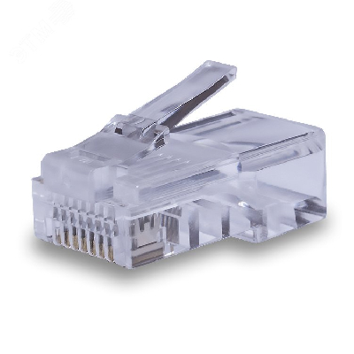 Коннекторы 8P8C (Компьютерный разъем) U/UTP Cat.5e (RJ-45) Уп. 25шт.