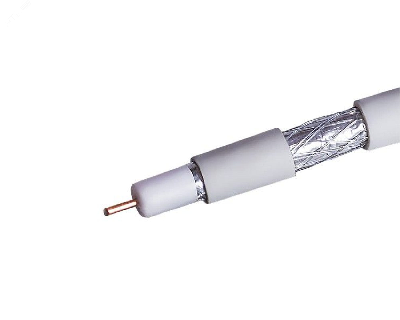 Кабель коаксиальный RG-6 белый CCS 1,02 / Conduct. 18% / Al 48х0,12 / PVC Net.on 100м (RG-6/48 ССS)