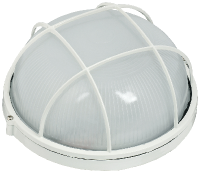 Светильник НПП-100w круглый термостойкий с решеткой IP54