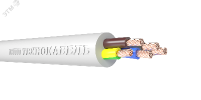 Провод ПВС 5х2,5(4х2,5+1х2,5) ТРТС