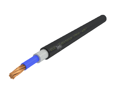 Кабель силовой ППГнг(А)-HF 1х70мк (N)-1 многопроволочный синий (барабан)